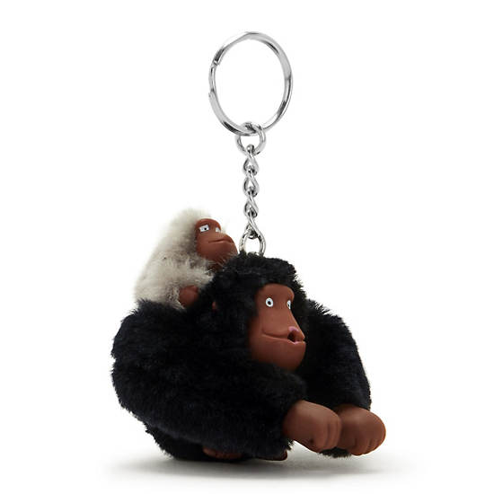 Accesorios Kipling Mom And Baby Sven Monkey Keychain Negros | MX 1947QM